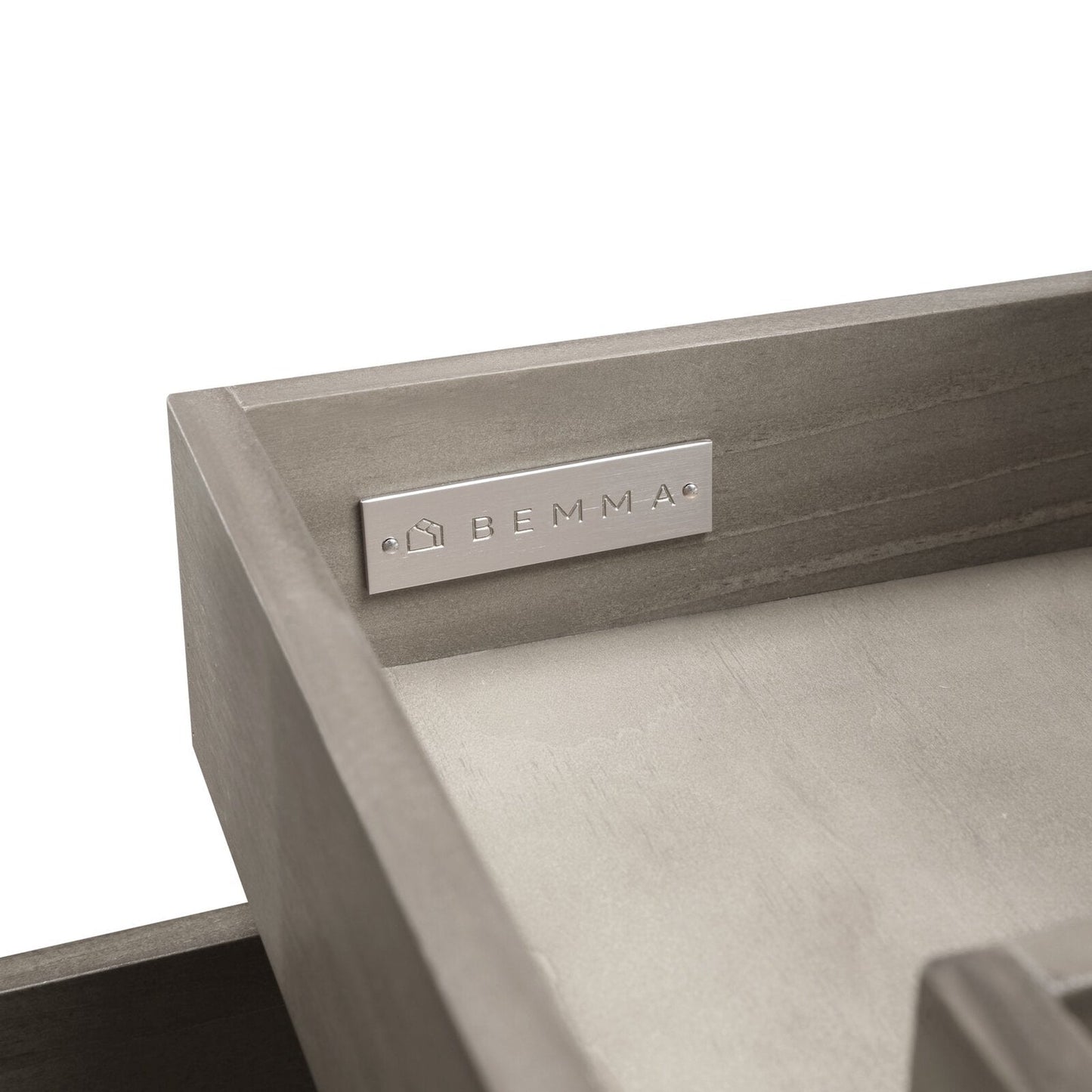 Bemma Design Terra 60" Graywash Solid Wood Freestanding Bathroom Vanity With Double 1-Hole White Quartz Vanity Top, Rectangle Undermount Sink and Brushed Nickel Trim