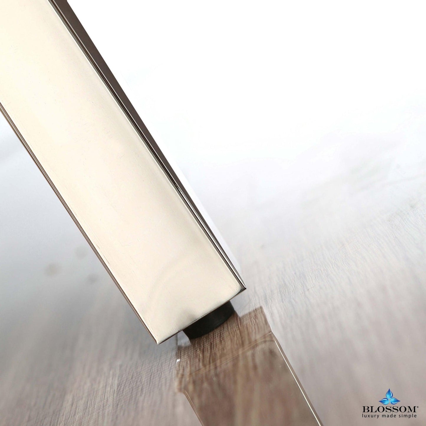 Blossom 12-Inch Chrome Stainless Steel Vanity Legs