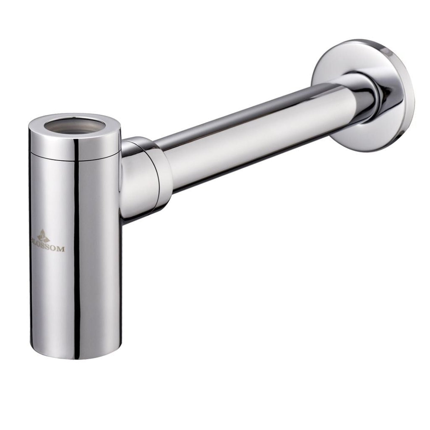 Blossom 1.25" Chrome Brass Round Bottle Trap