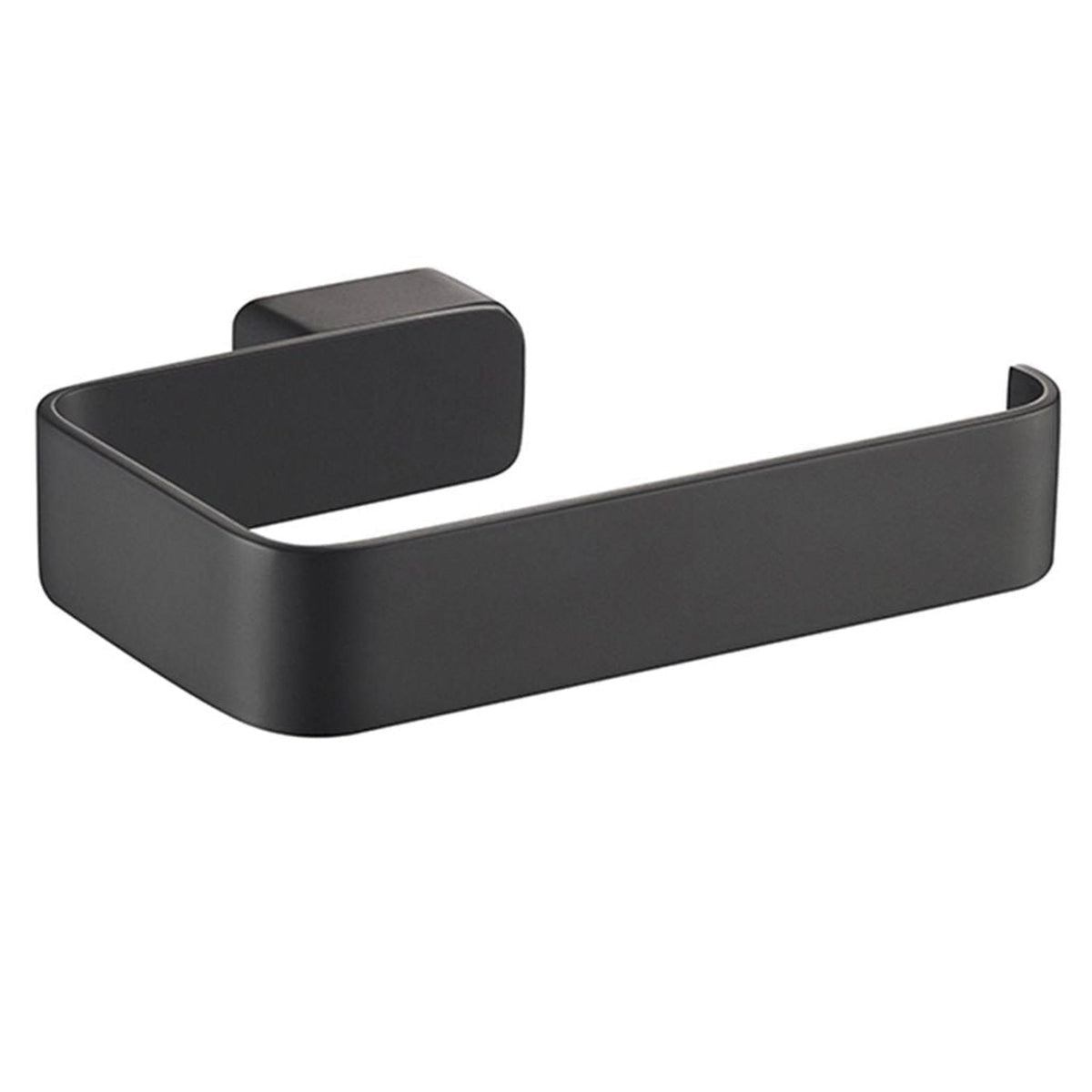 Blossom 600 Series 5" x 1" Matte Black Brass Single Tissue Holder