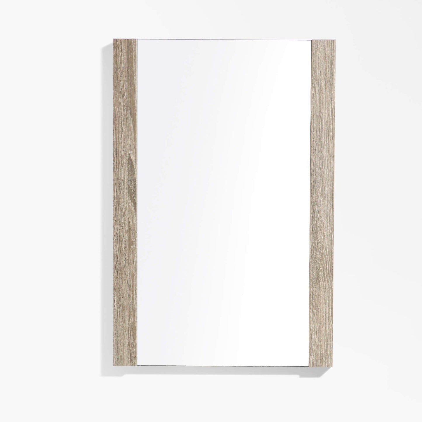 Blossom Colmar 18" x 32" Cart Oak Wall-Mounted Rectangle Mirror