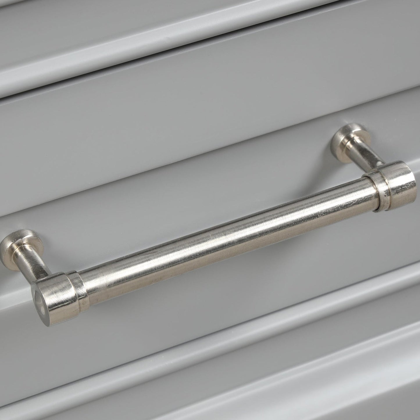 Blossom Copenhagen 24" 2-Door 1-Drawer Metal Gray Freestanding Solid Wood Single Vanity Base