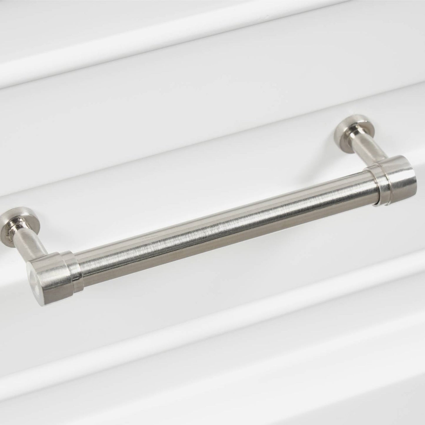 Blossom Copenhagen Brusheded Nickel Handles and Knobs for 30" Vanity Base