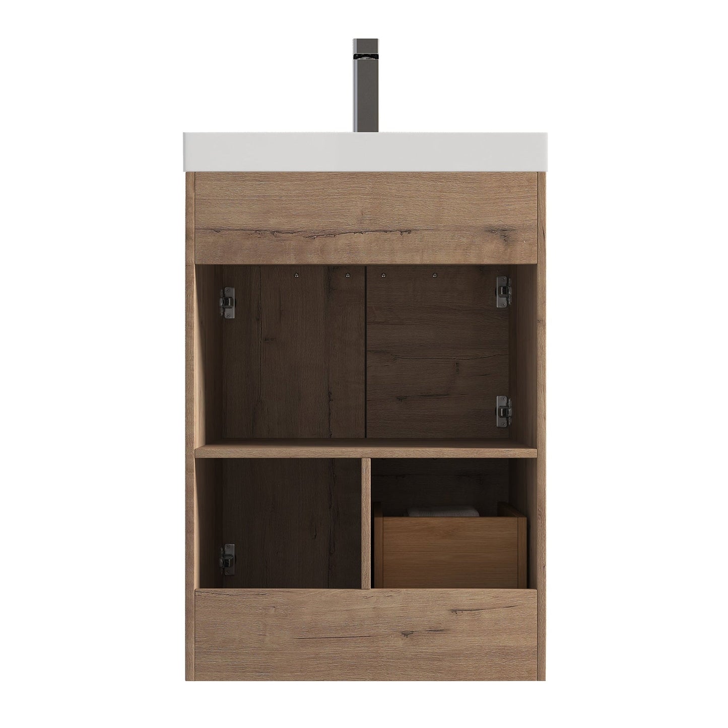 Blossom Hanover 24" 2-Door 1-Drawer Classic Oak Freestanding Single Vanity Base