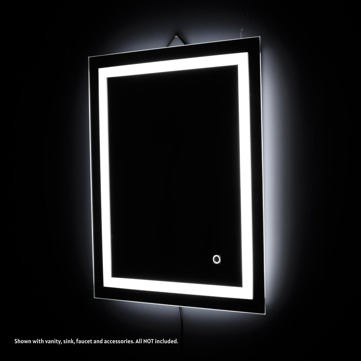 Blossom Lyra 24" x 30" Wall-Mounted Rectangle LED Mirror