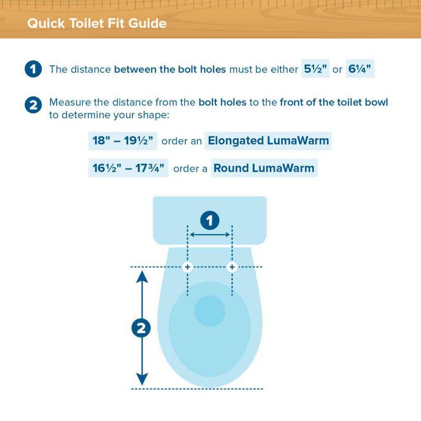 Brondell LumaWarm 18.5" White Round Electric Heated Nightlight Luxury Toilet Seat
