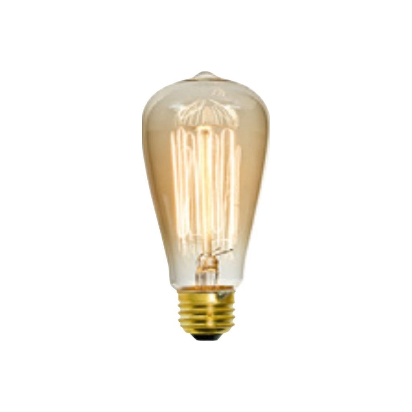 Craftmade 60-Watt ST18 Clear Amber Finish, E26 Medium Base, 5.1" M.O.L., 2200K Warm White Incandescent Light Bulb