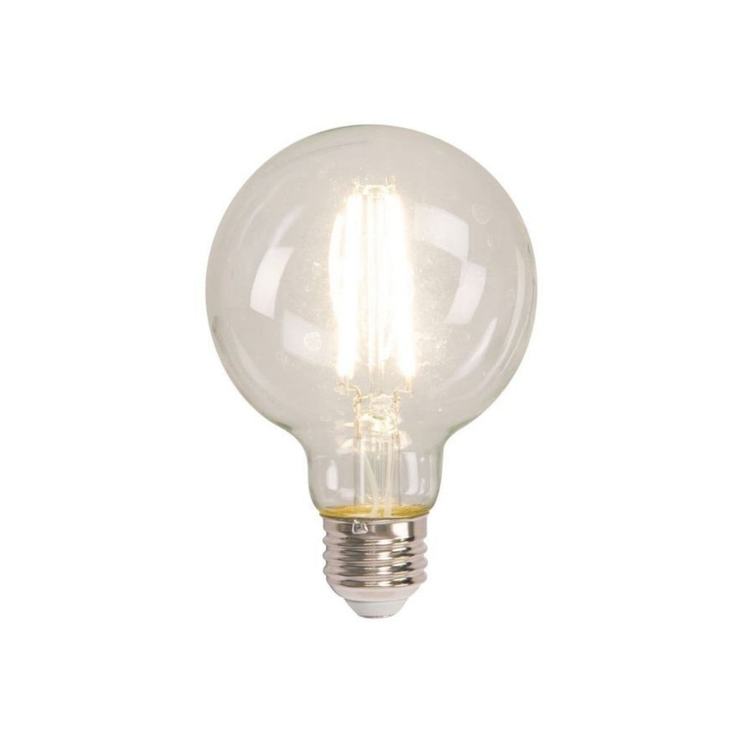 Craftmade 8-Watt G25 Clear Finish, E26 Medium Base, 4.7" M.O.L., 2700K Warm White LED Light Bulb