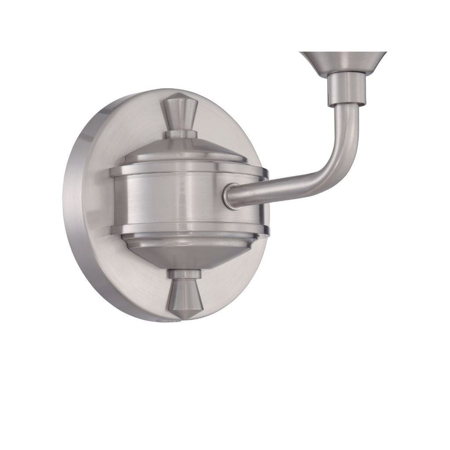 Craftmade Bridgestone 5" x 7" 1-Light Brushed Polished Nickel Wall Sconce