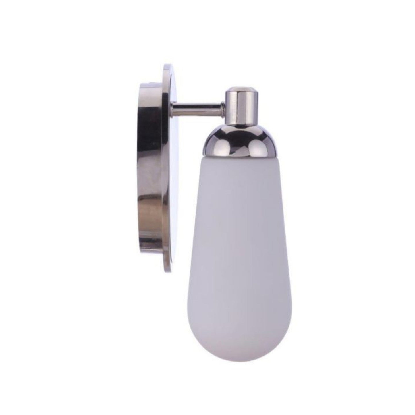 Craftmade Riggs 12" 2-Light Brushed Polished Nickel Vanity Light With White Elongated Glass Shades