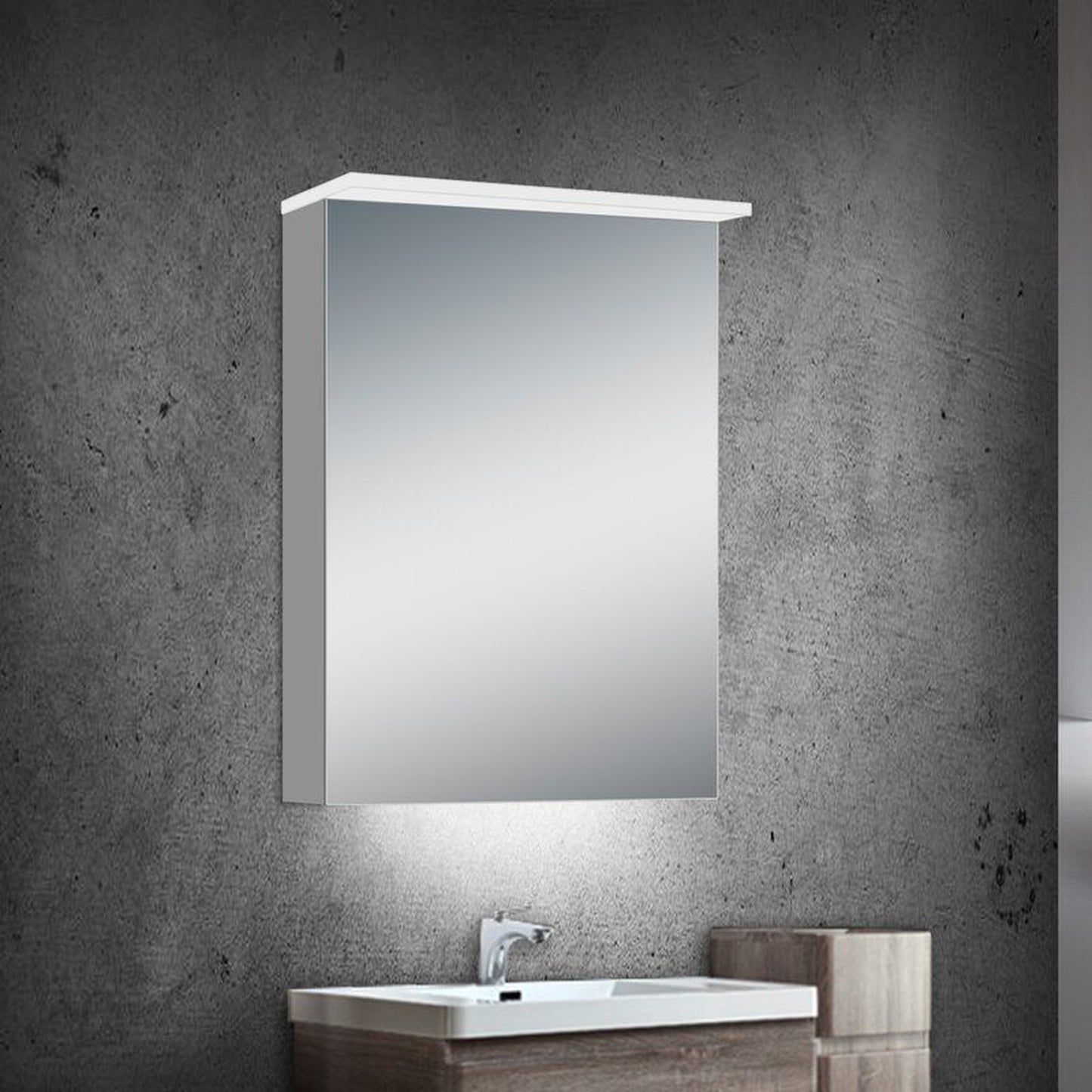 DreamWerks Garet 20" W x 28" H LED Medicine Cabinet