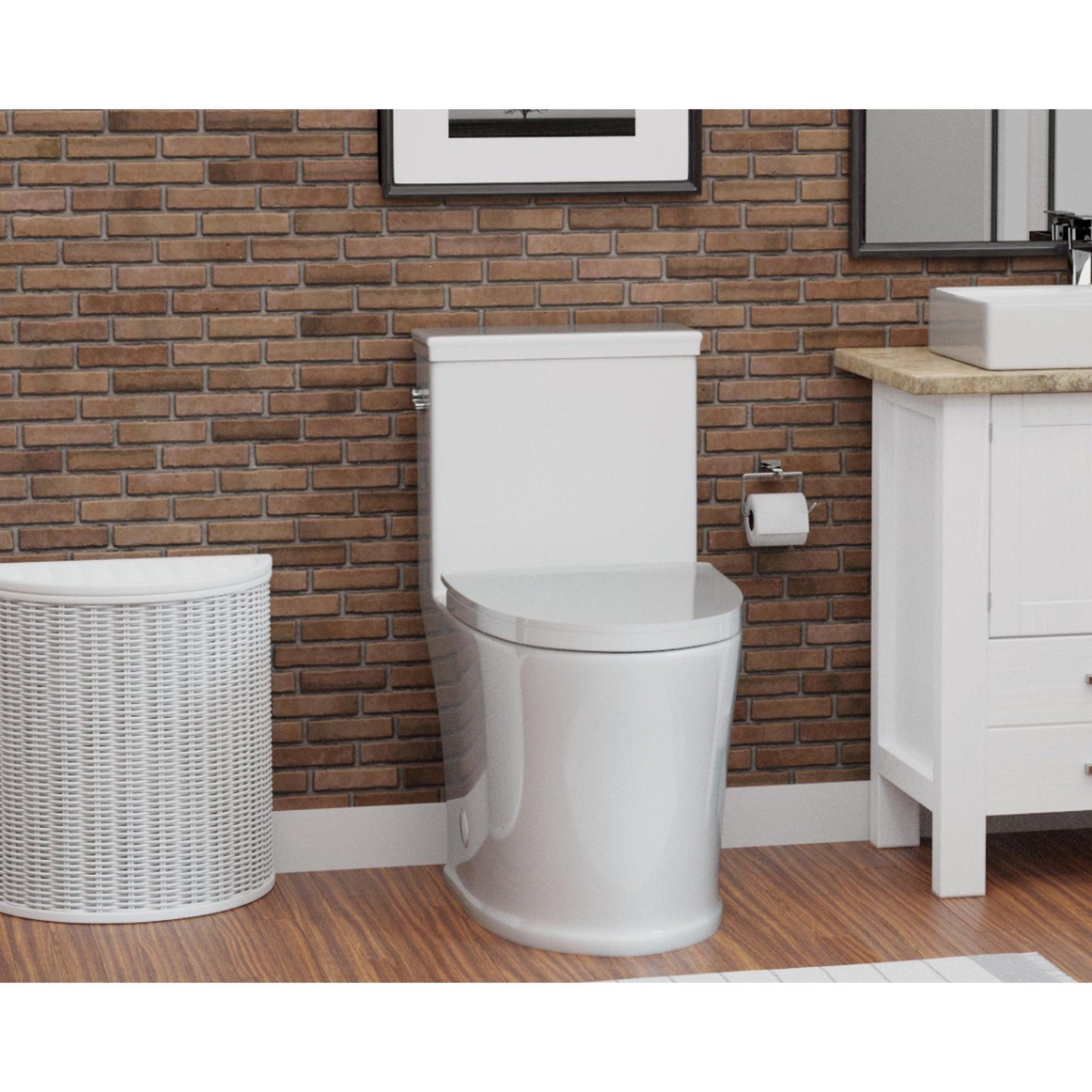 Duko Cayuga One-Piece Single Flush Elongated Toilet