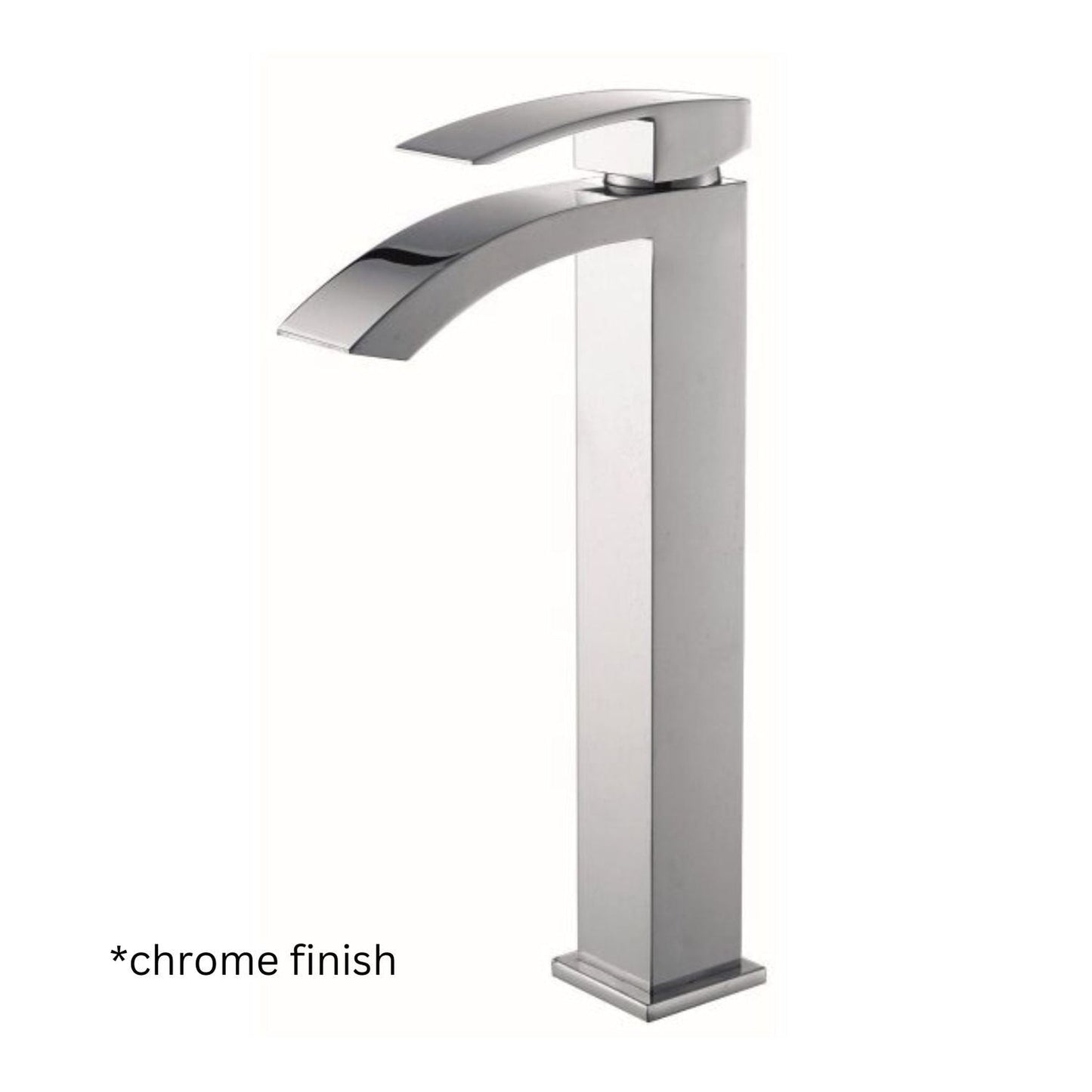 Duko FC319101 Single Handle Vessel Sink Faucet in Matte Black