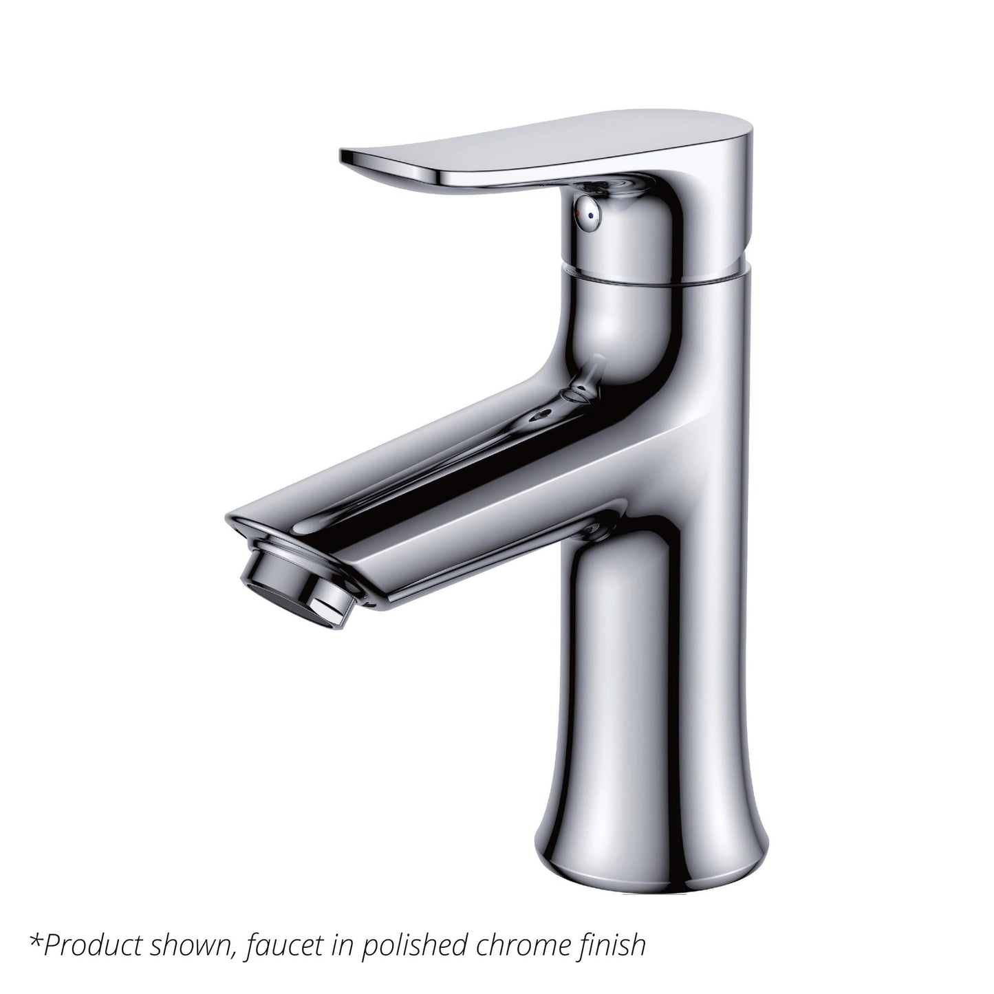 Duko FC354001 Single Handle Faucet in Brushed Nickel