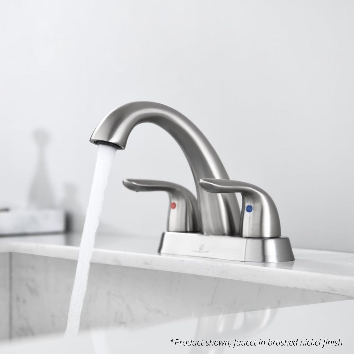 Duko FC404101 Two Handle Faucet for 4" Hole in Oil Rubbed Bronze
