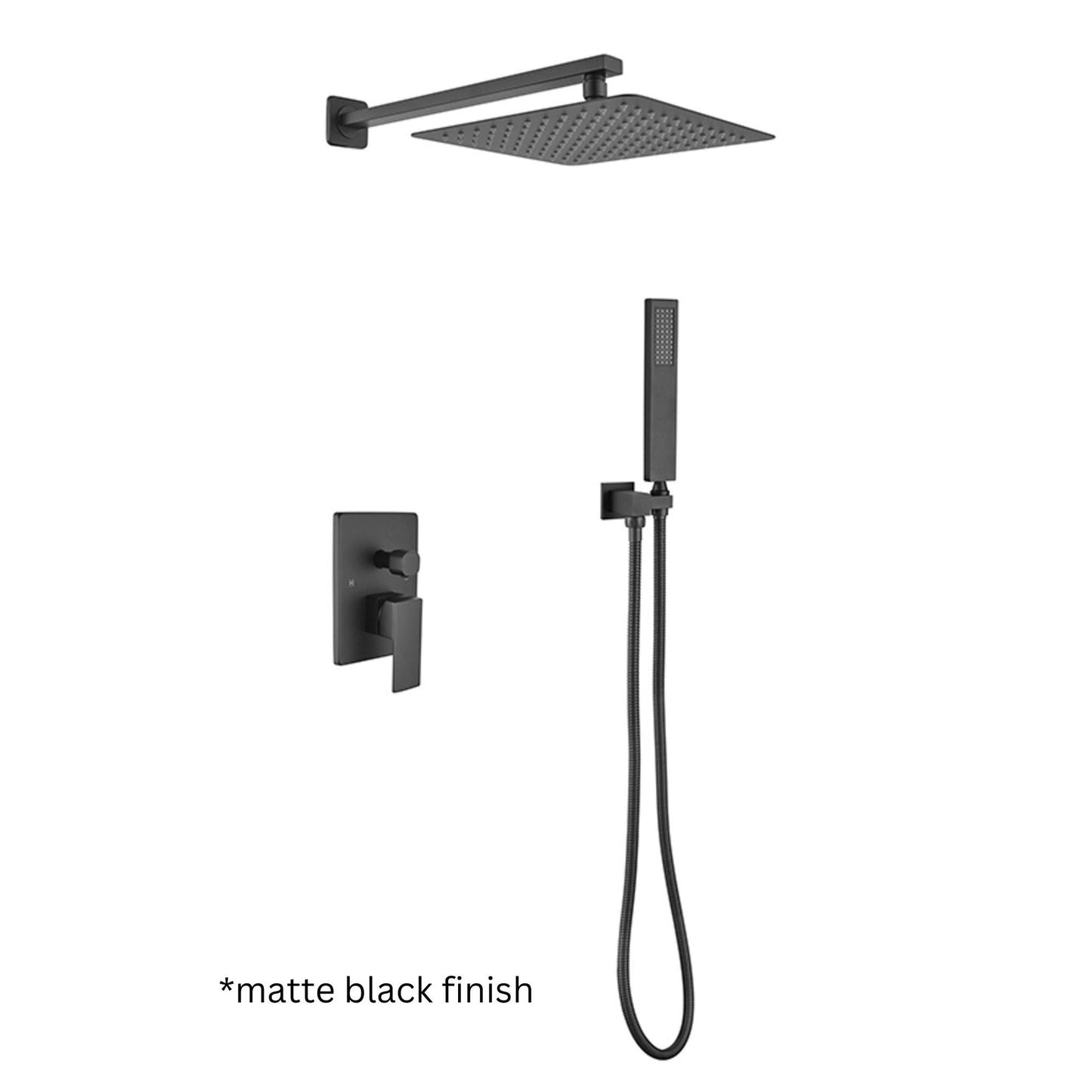 Duko FC448208 10" Bathroom Shower Faucet Set in Oil Rubbed Bronze Finish