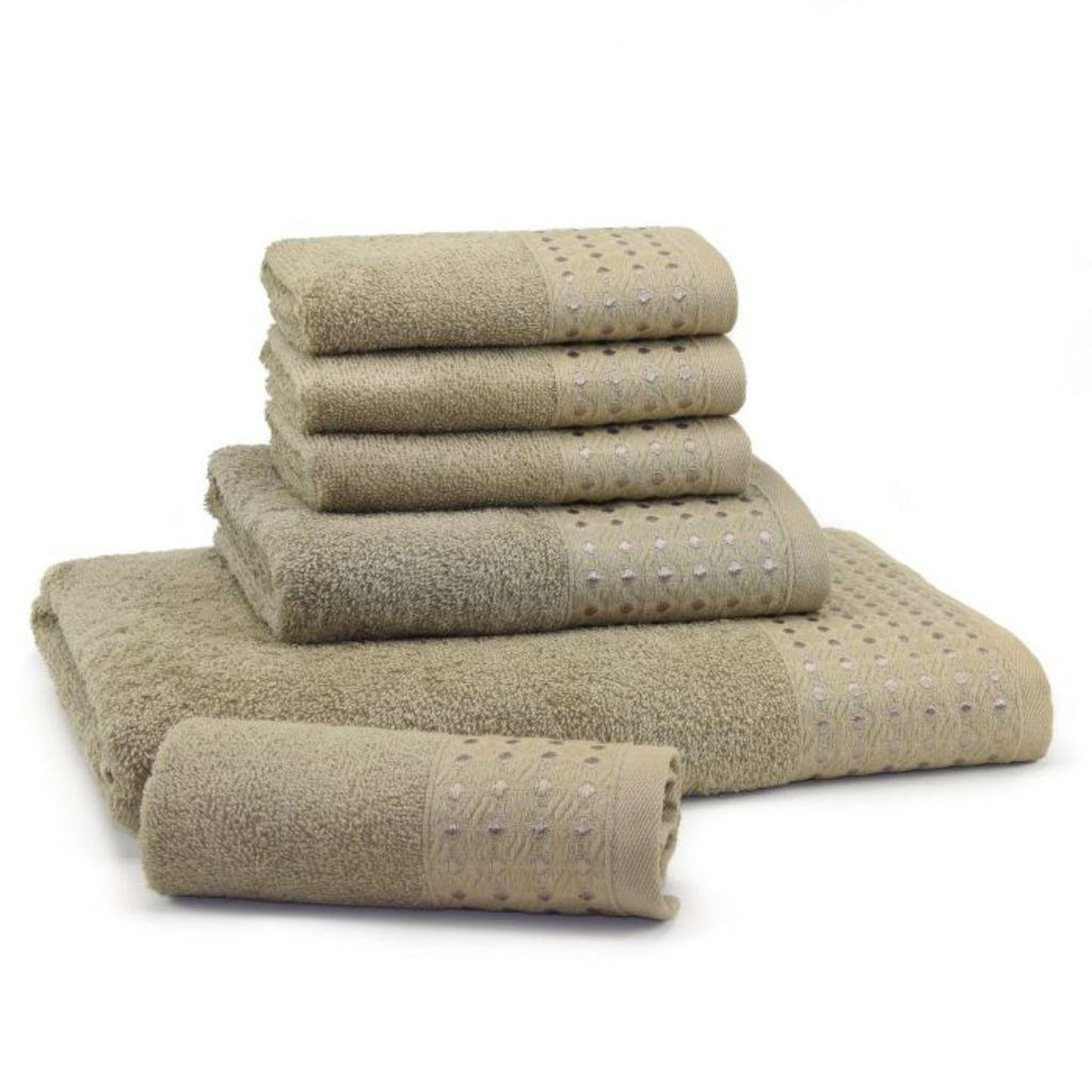 East`N Blue Petek Turkish Cotton Sage Bath Towel