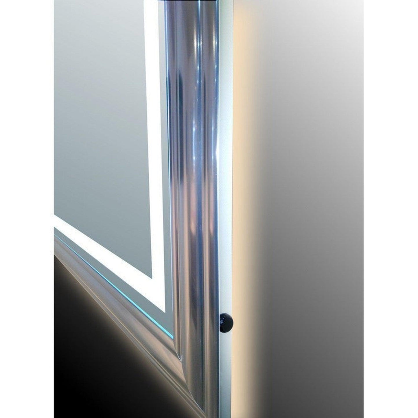 Eviva Lite 35" x 24" Wall-Mounted Bathroom Mirror With Backlit Lighted Led