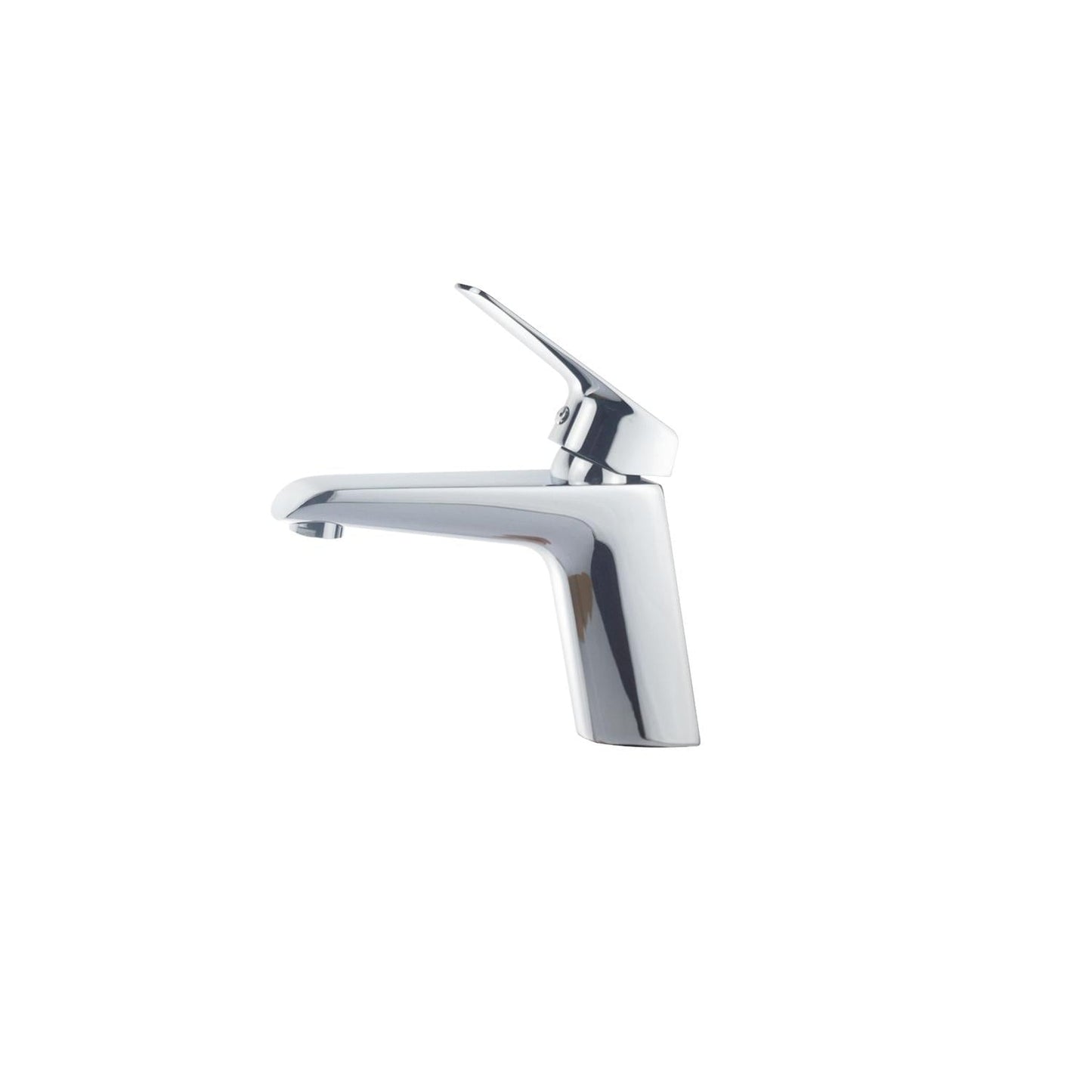 Eviva Lotus Chrome Single Handle Bathroom Sink Faucet