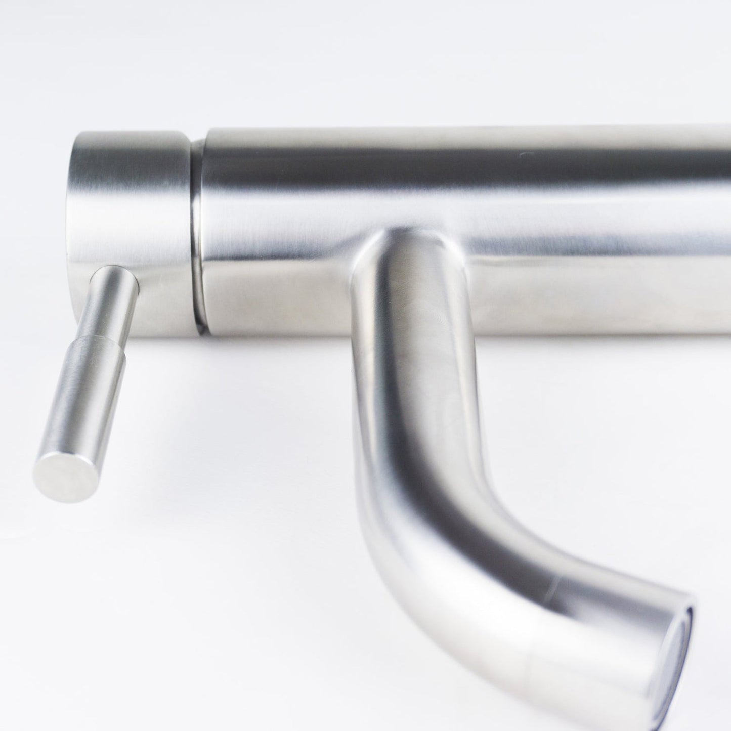 Eviva Ramo Brushed Nickel Vessel Mount Single Hole Bathroom Sink Faucet