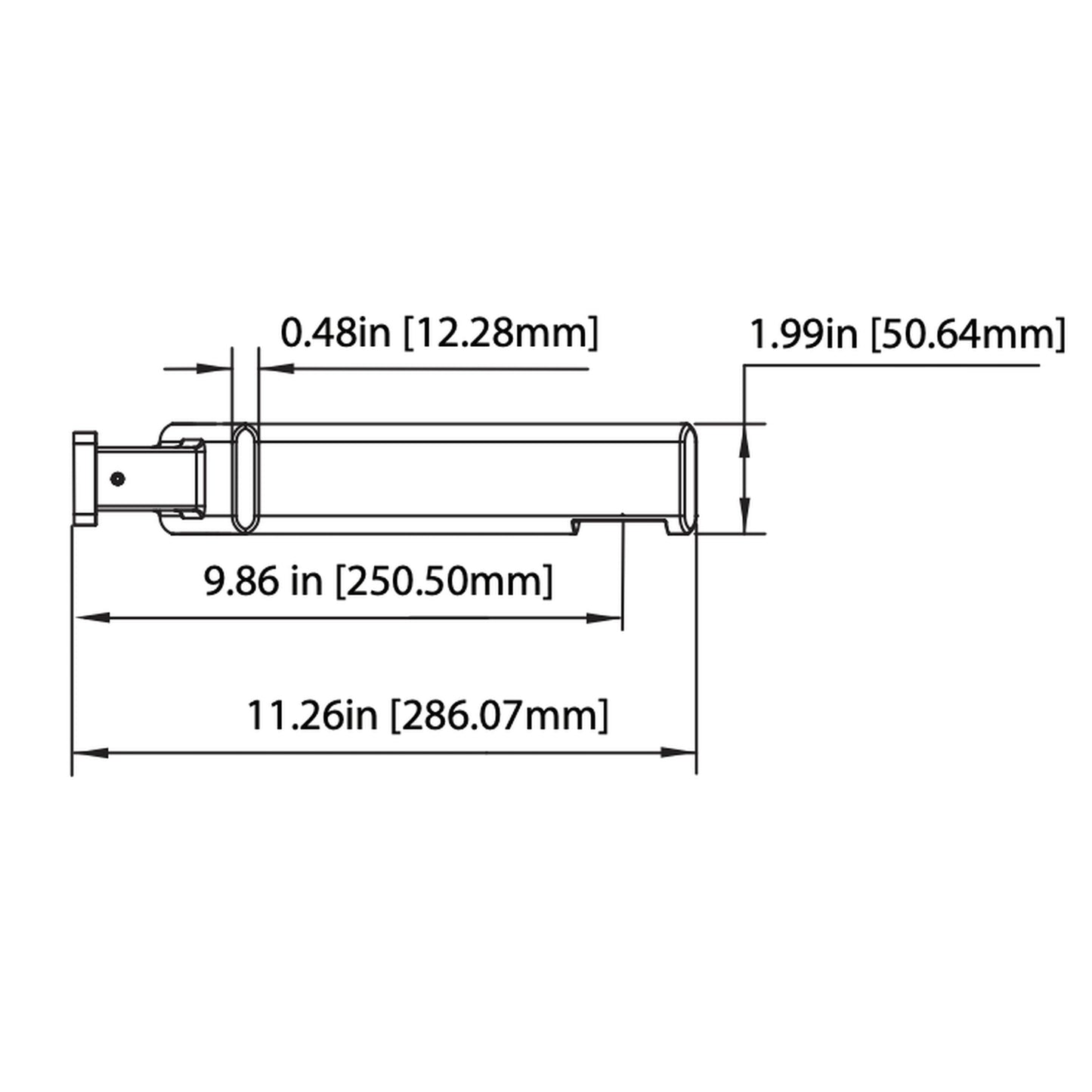 Flusso Faucets Curve 11" Brushed Nickel PVD Touchless Right Facing Curvature Solid Brass Wall-Mounted Bathroom Sink Faucet