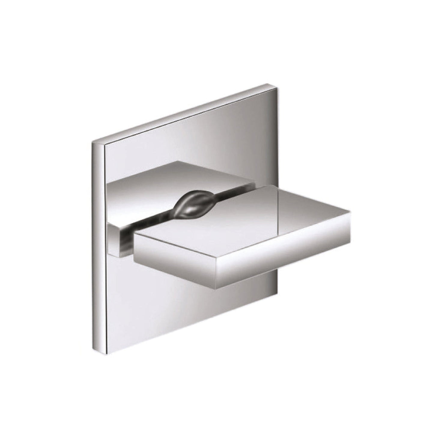 Flusso Faucets Serie 160 0.50" NPT Connection Matte Black Wall Mounted Volume Control Shower Faucet Trim With Valve