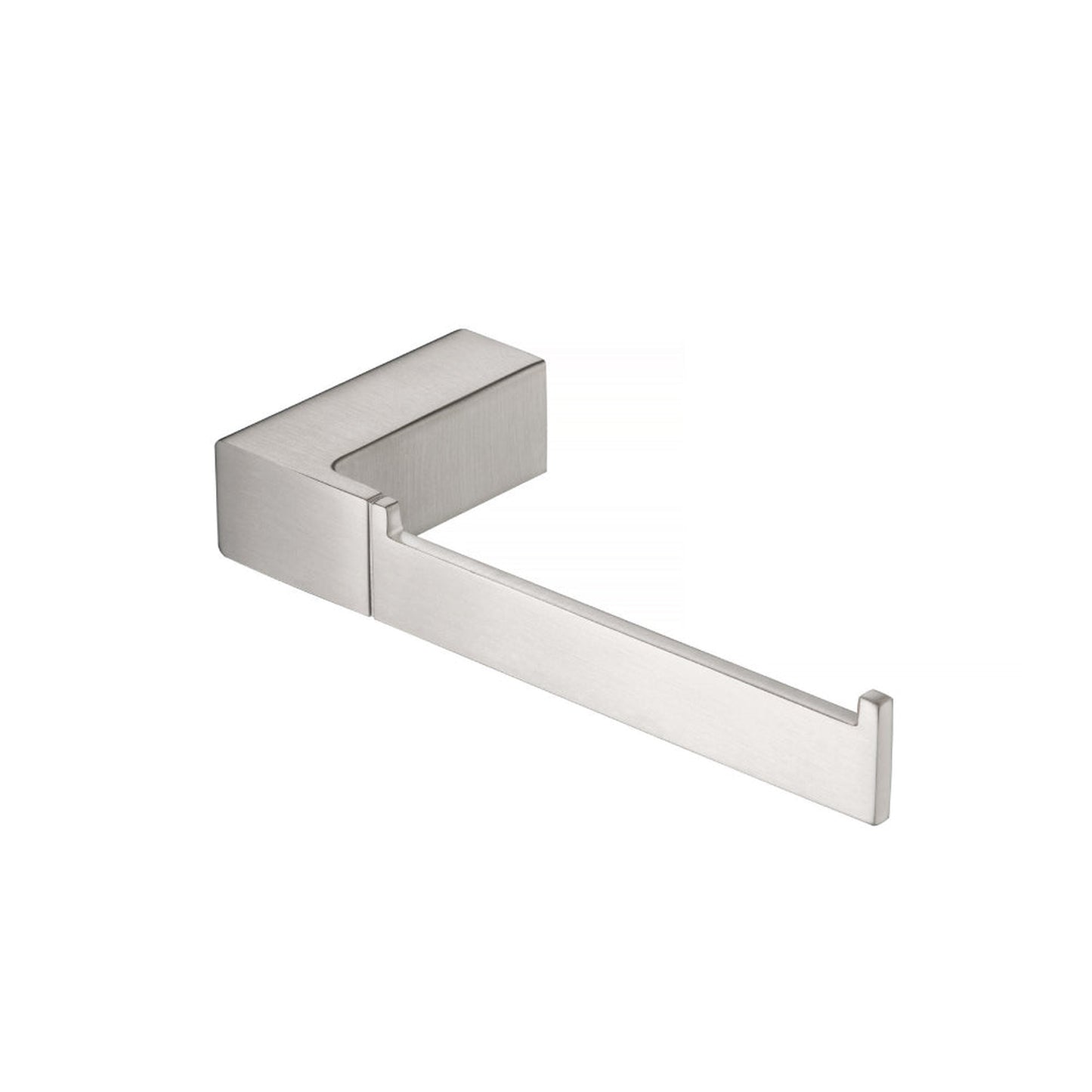 Flusso Faucets Serie 196 Brushed Nickel PVD Solid Brass Wall-Mounted Toilet Paper Holder