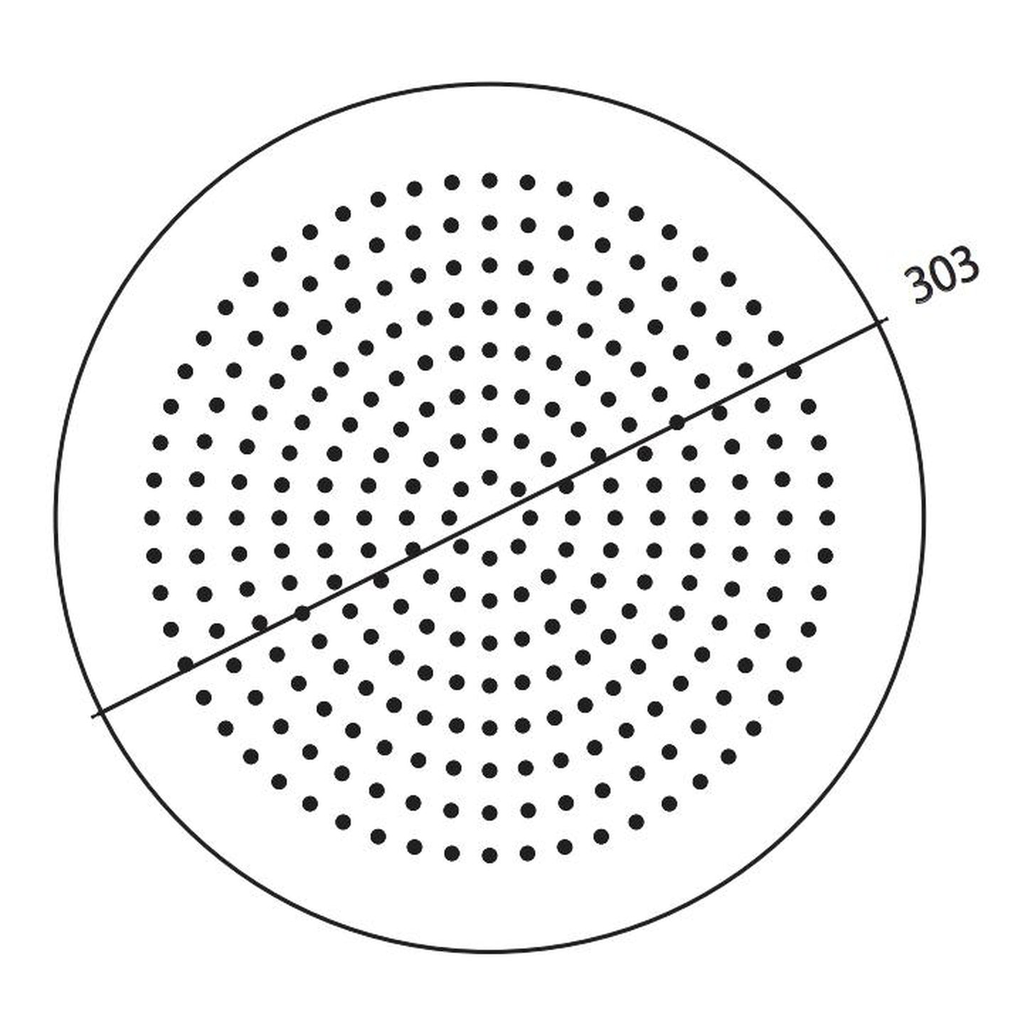 Flusso Faucets Universal Fixtures 12" Single Function Round Brushed Nickel PVD Solid Brass Rain Shower Head With 15" Wall Mounted Shower Arm