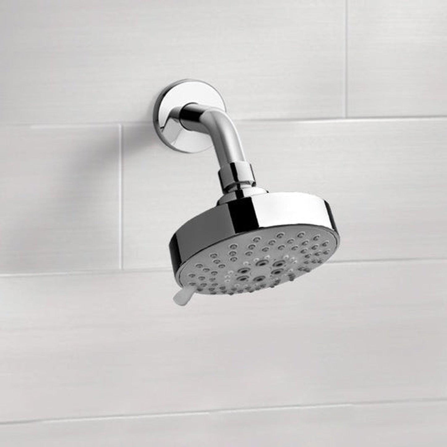 Fontana Deluxe Creative Luxury 12" Chrome Wall-Mounted Dual Shower Head Rainfall Shower System With Hand Shower