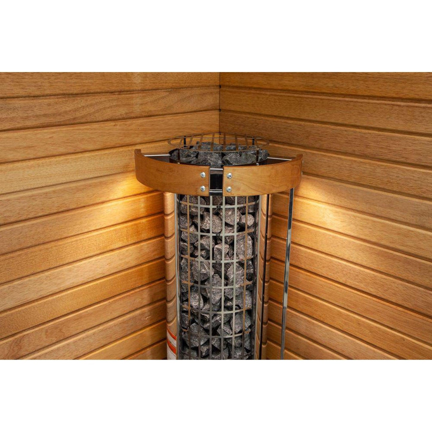 Harvia Cilindro Half Series 10.5 kW 240V 1PH Freestanding Stainless Steel Electric Sauna Heater