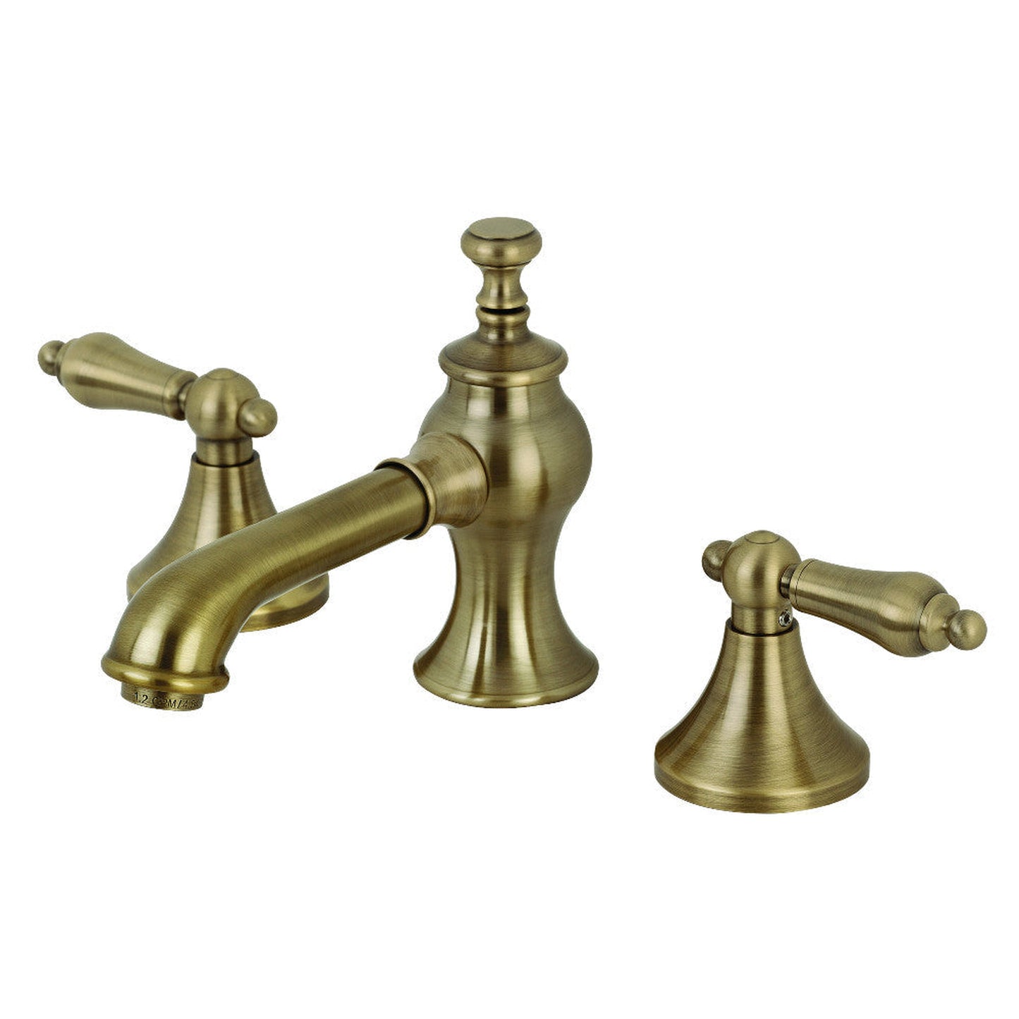 Kingston Brass KC7063AL Vintage 8 in. Widespread Bathroom Faucet, Antique Brass
