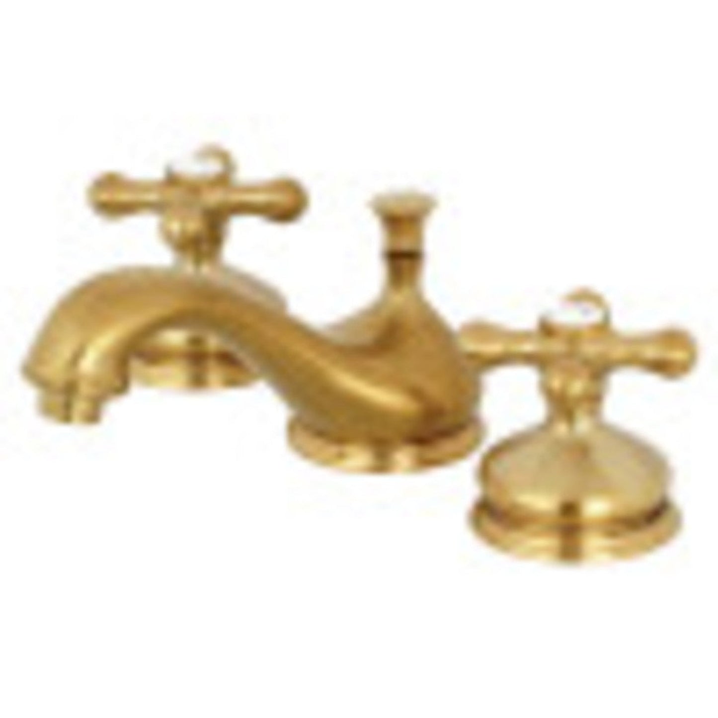 Kingston Brass KS1167AX 8 in. Widespread Bathroom Faucet, Brushed Brass