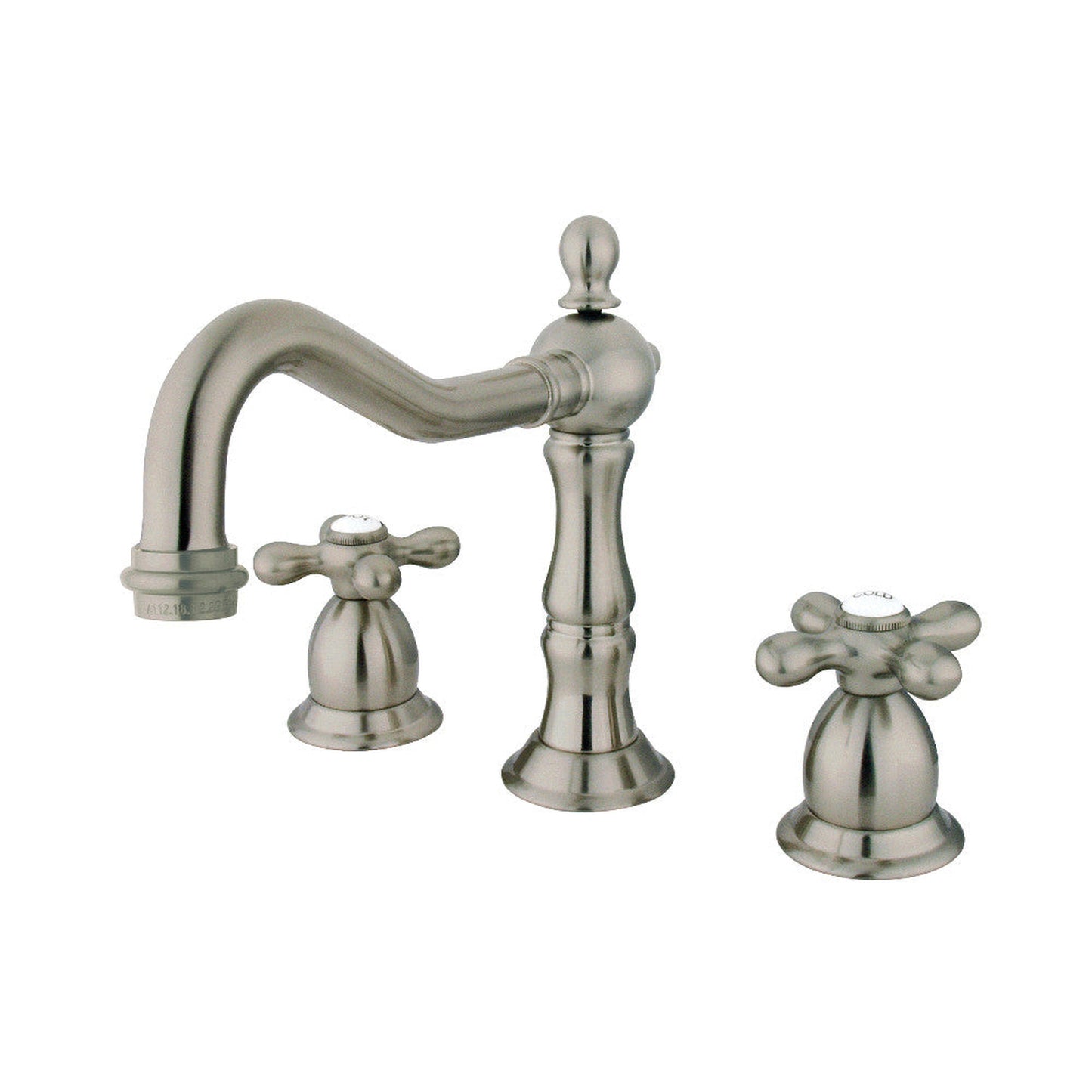 Kingston Brass KS1978AX 8 in. Widespread Bathroom Faucet, Brushed Nickel