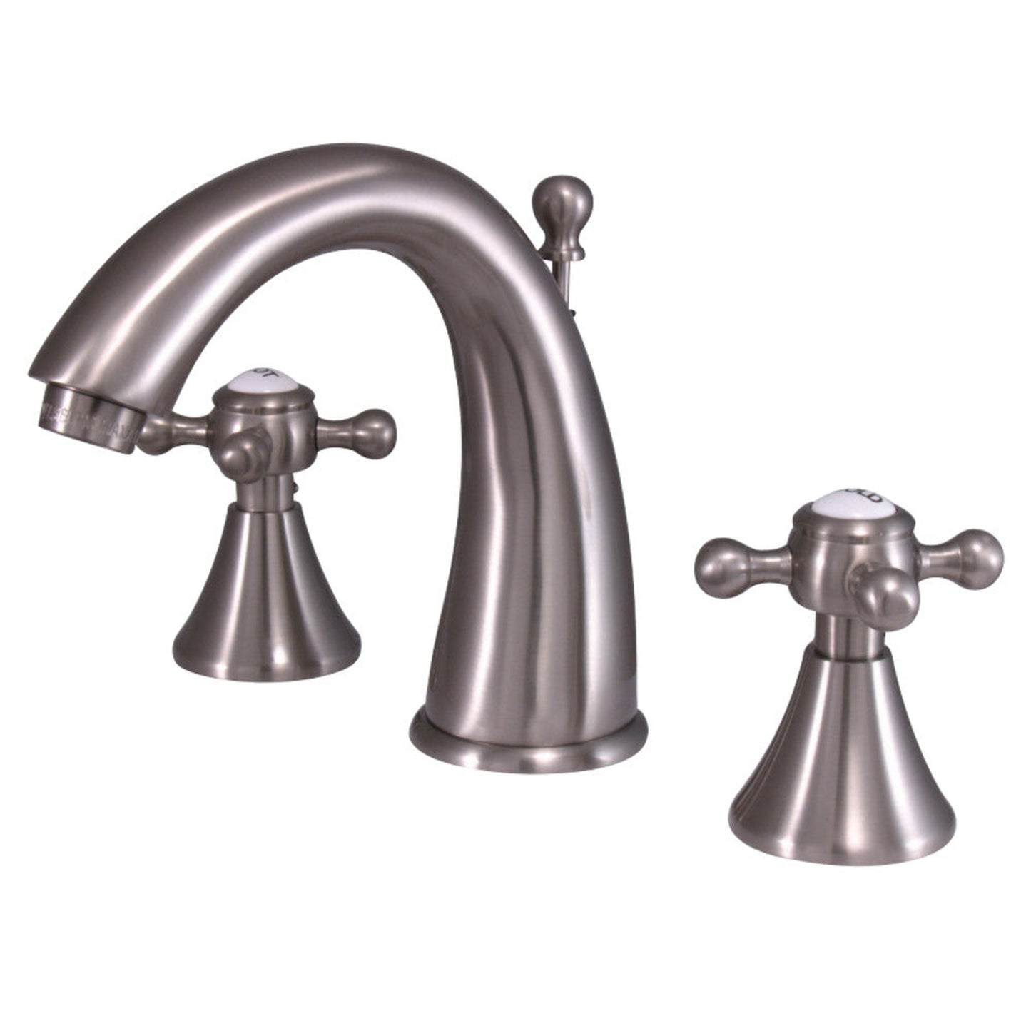 Kingston Brass KS2978BX 8 in. Widespread Bathroom Faucet, Brushed Nickel