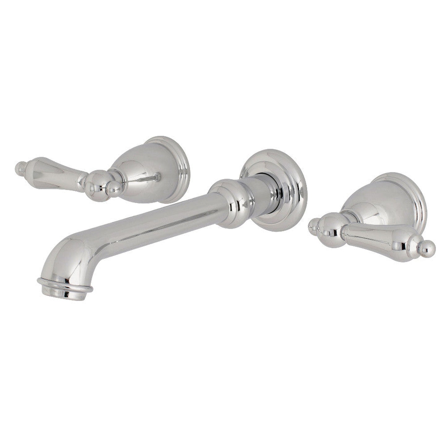 Kingston Brass KS7121AL Wall Mount Bathroom Faucet, Polished Chrome