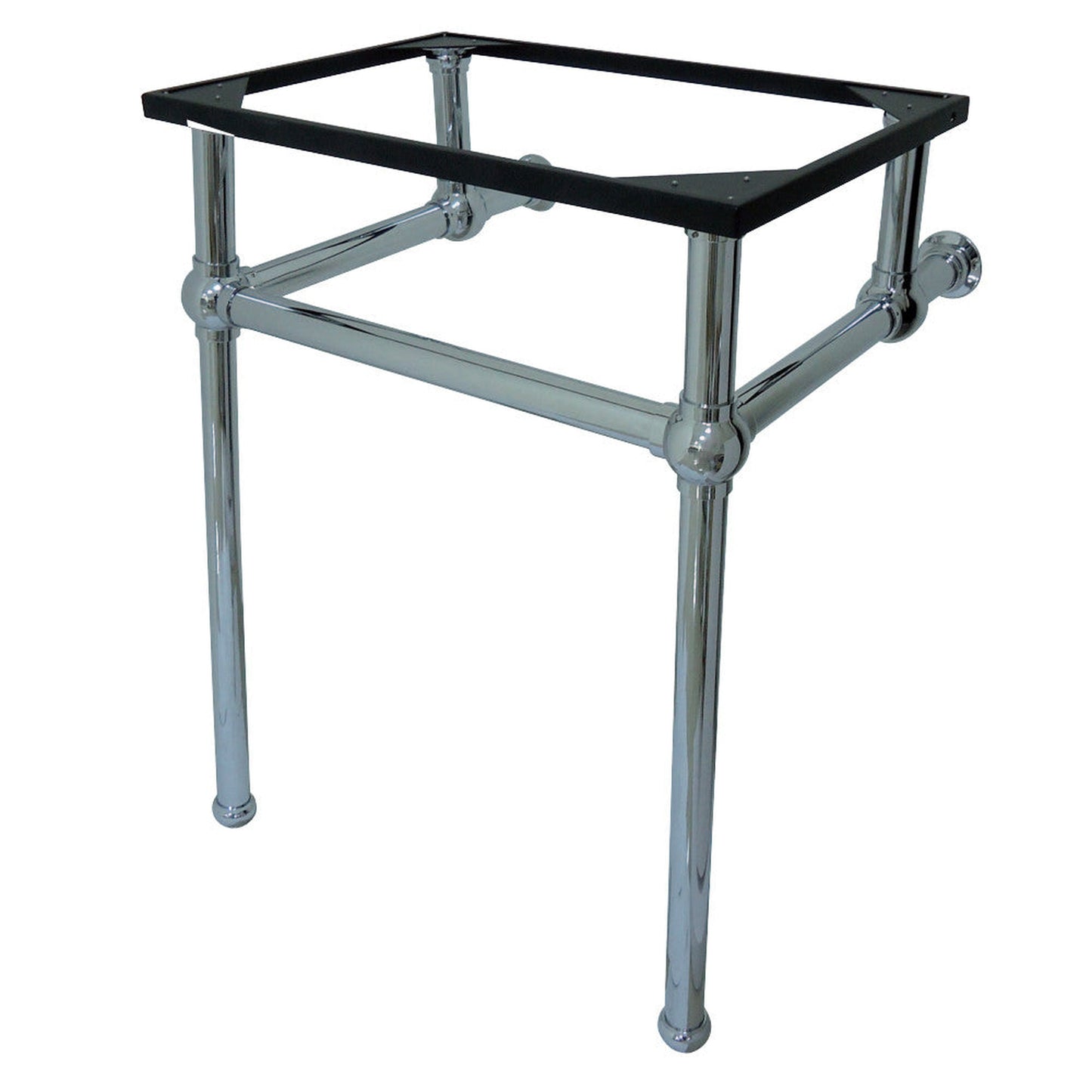 Kingston Brass VBH282033C Templeton 24-Inch x 20-3/8-Inch x 33-1/4-Inch Brass Console Sink Legs, Polished Chrome