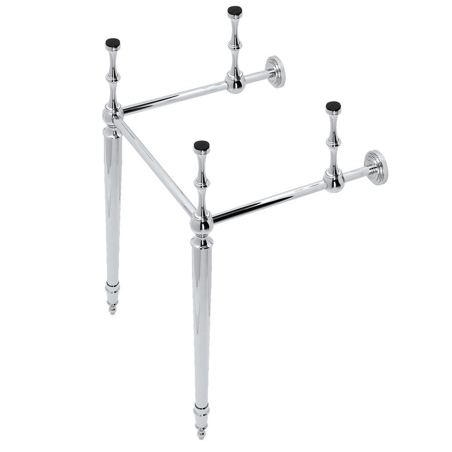 Kingston Brass VPB30161 Edwardian Brass Console Sink Legs, Polished Chrome