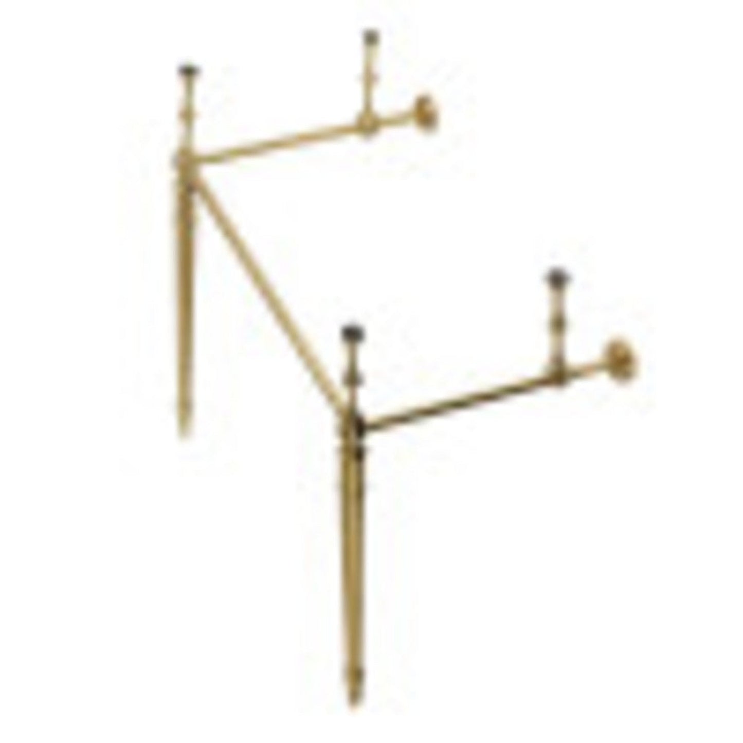 Kingston Brass VPB33287 Edwardian Brass Console Sink Legs, Brushed Brass