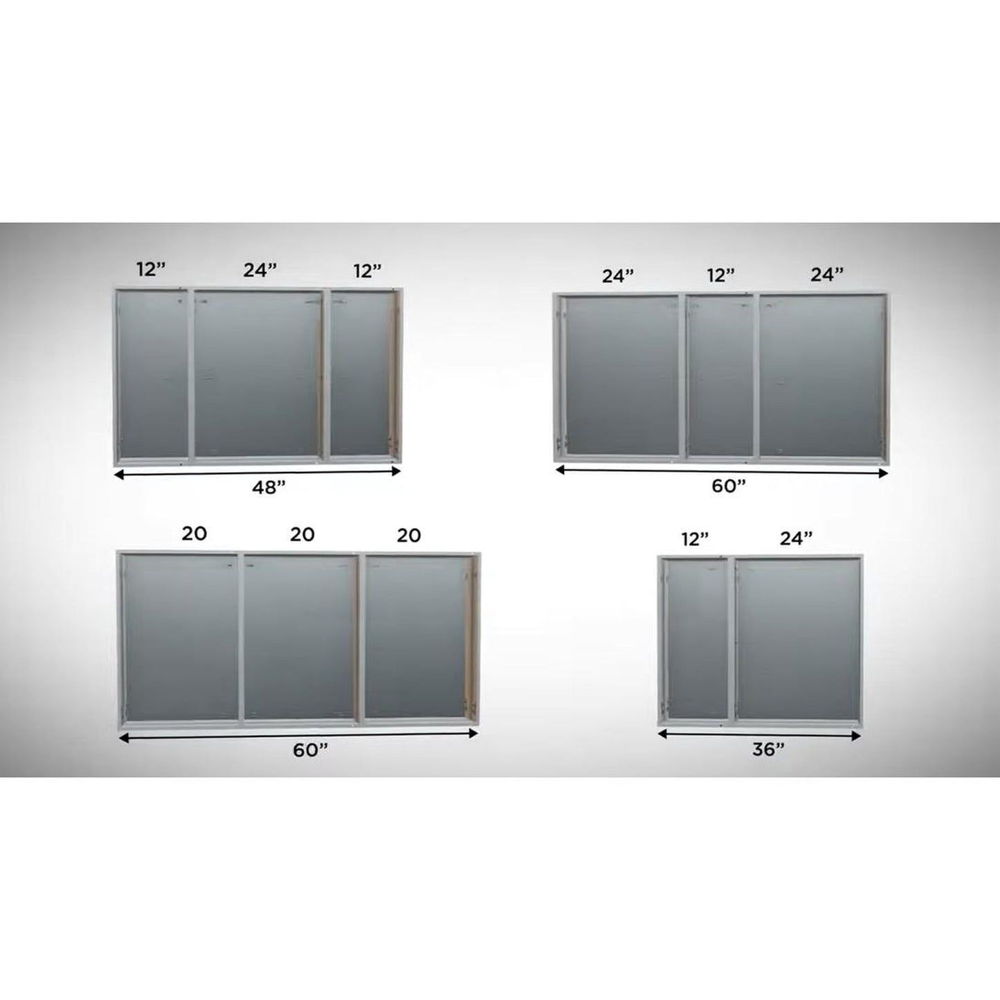 Krugg Reflections Plaza 18" x 30" Single Left Opening Rectangular Recessed/Surface-Mount Medicine Cabinet Mirror With Three Adjustable Shelves