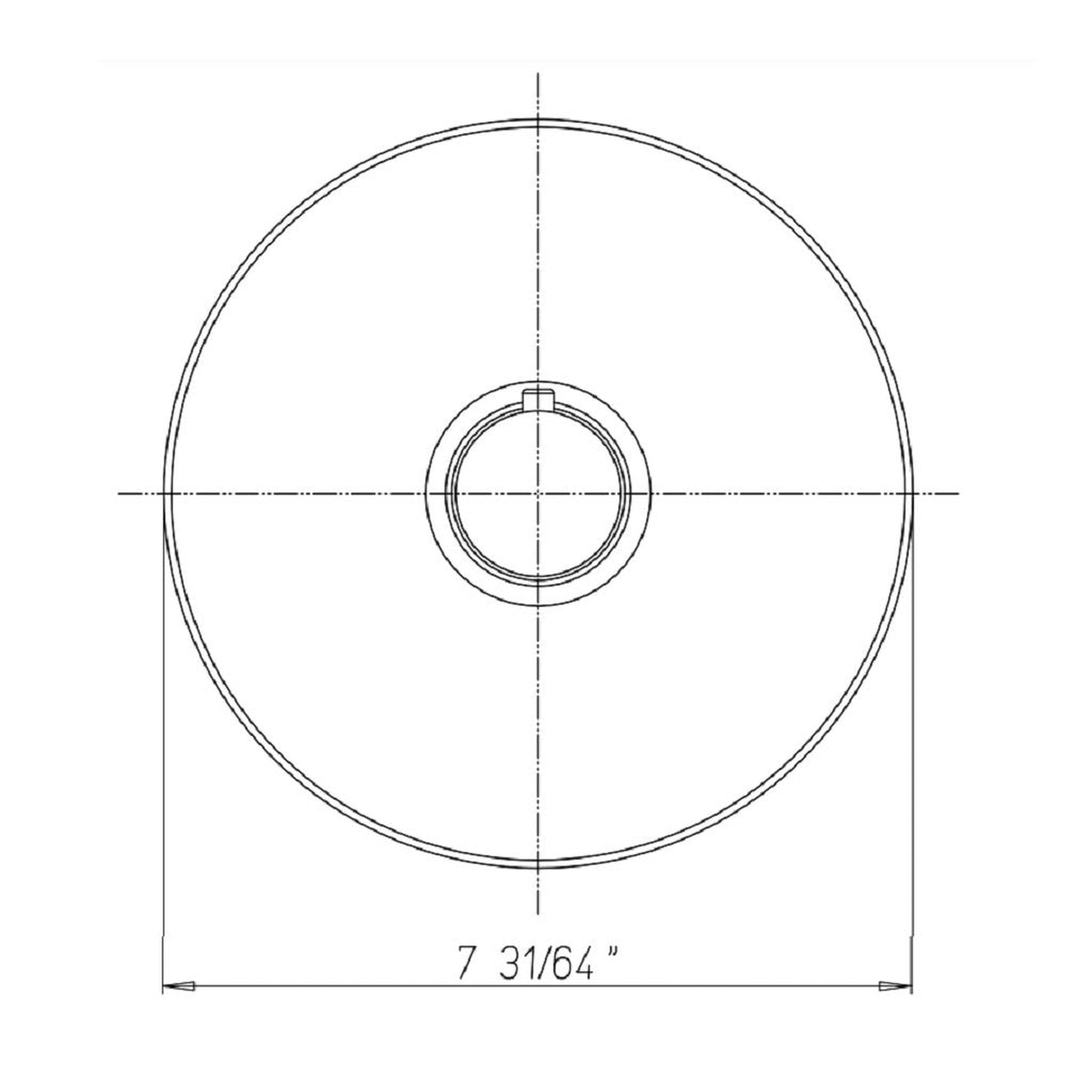 LaToscana Alessandra Brushed Nickel 3/4" Thermostatic Trim