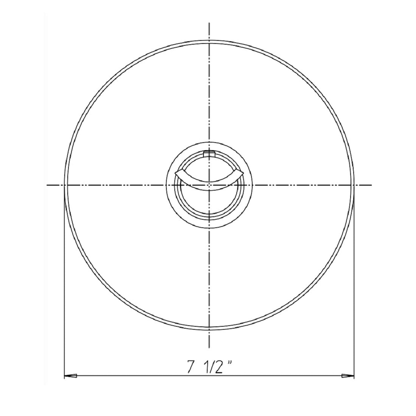 LaToscana Morgana Brushed Nickel 3/4" Thermostatic Trim