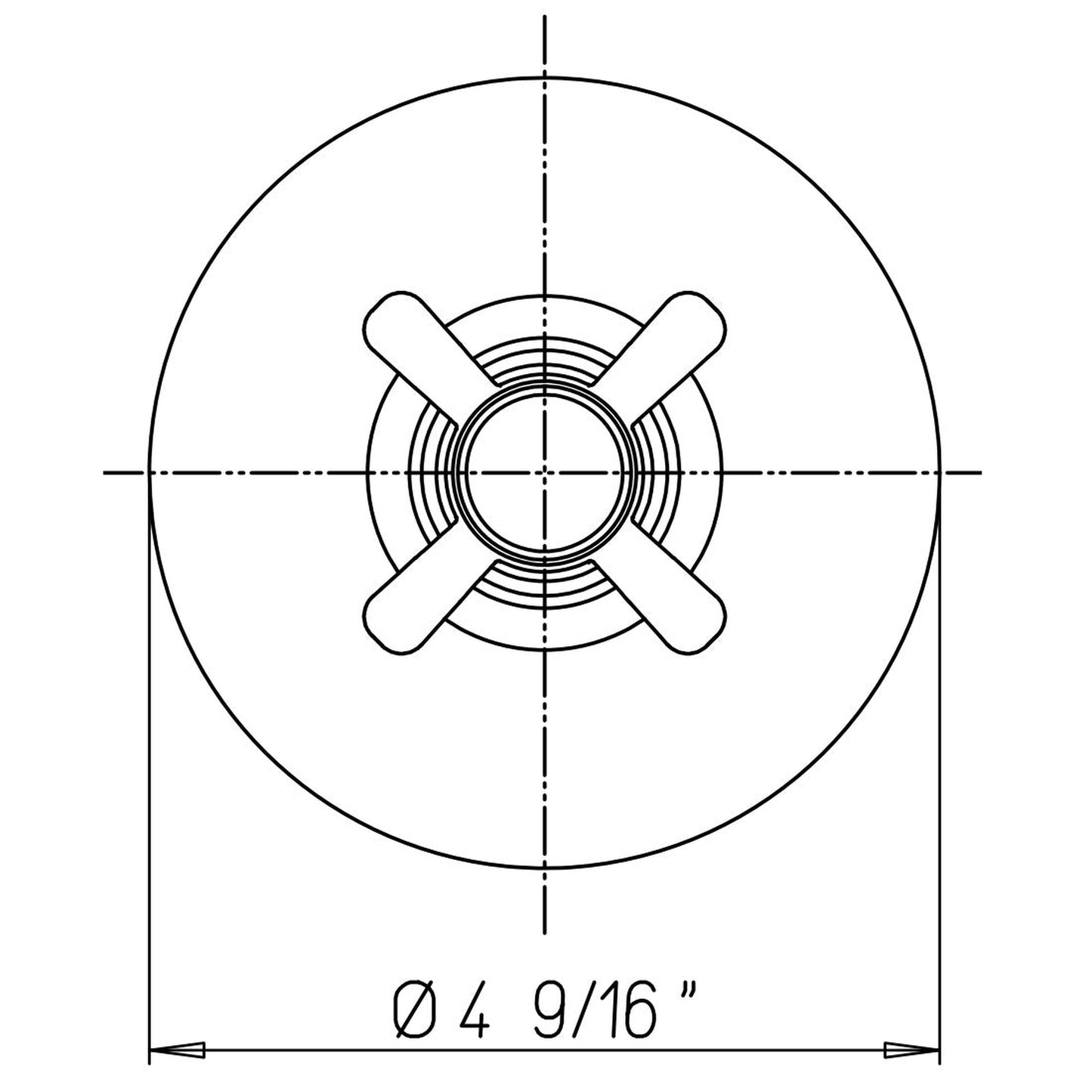 LaToscana Ornellaia Brushed Nickel Volume Control Trim