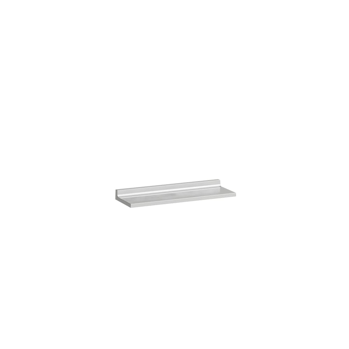 Laufen Kartell 18" Silver Acrylic Wall Shelf