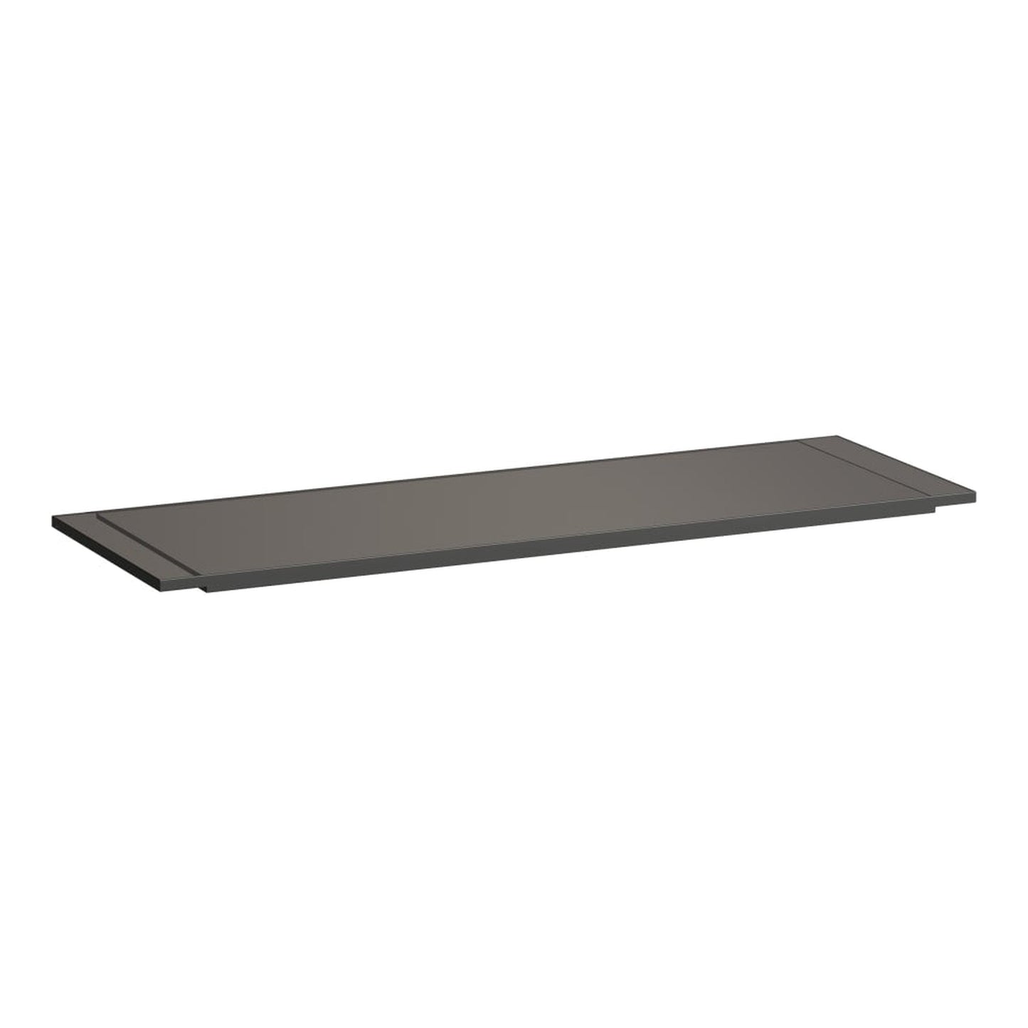Laufen Kartell 30" x 10" Smoky Gray Acrylic Bathtub Caddy Tray