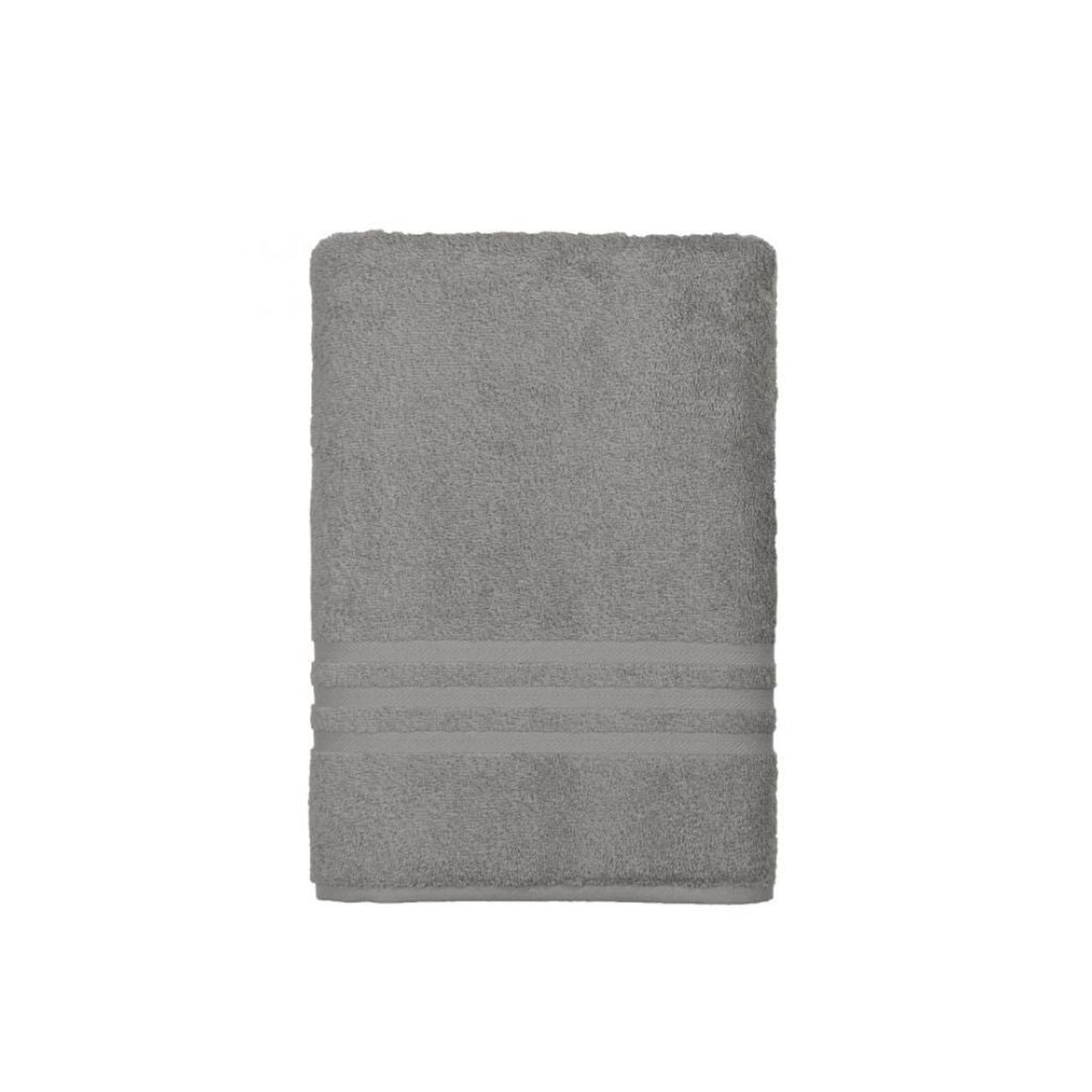 Linum Denzi Turkish Cotton Dark Grey Bath Towel