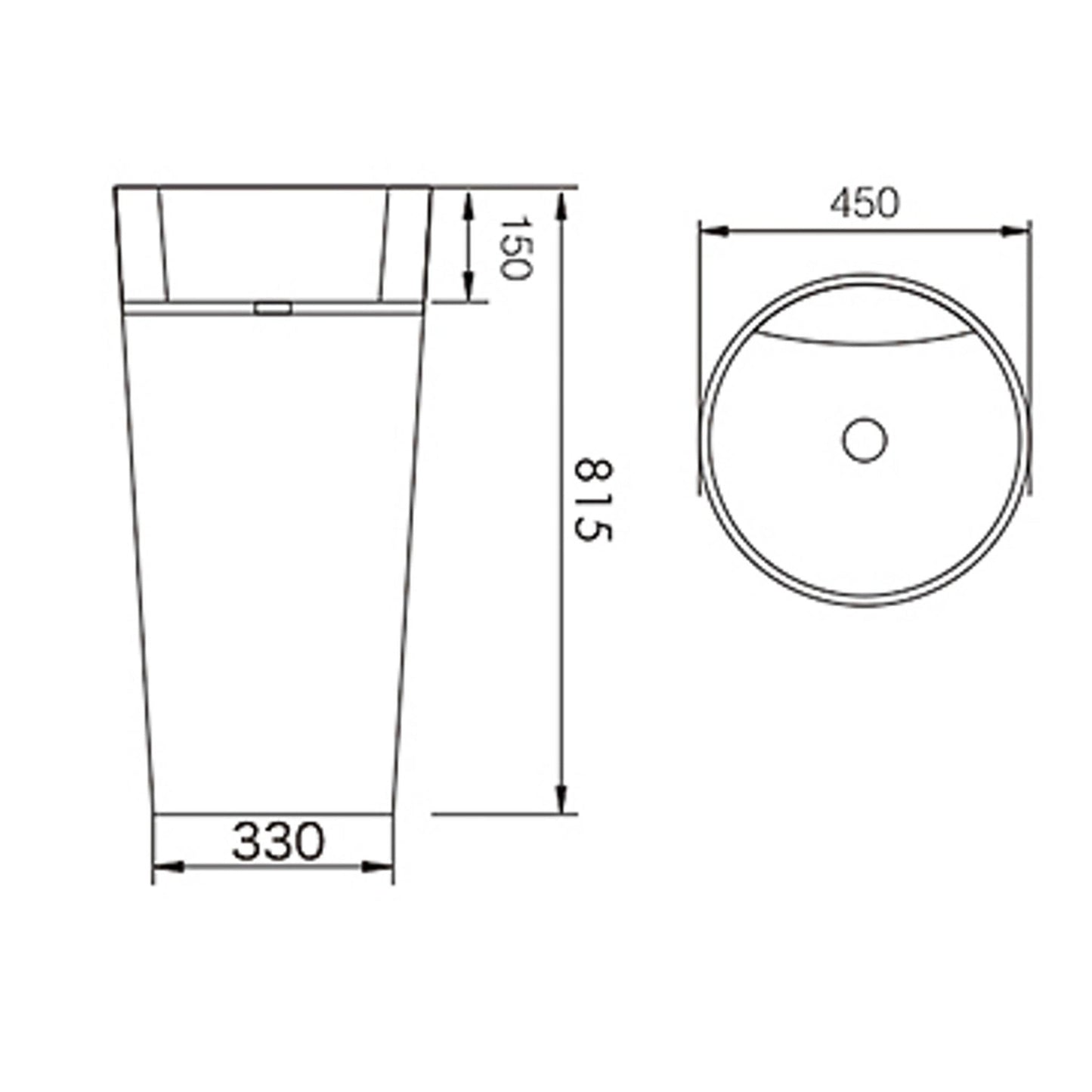 Moreno Korela Better Vanity E-P03-2 White Pedestal Sink 2 Sets