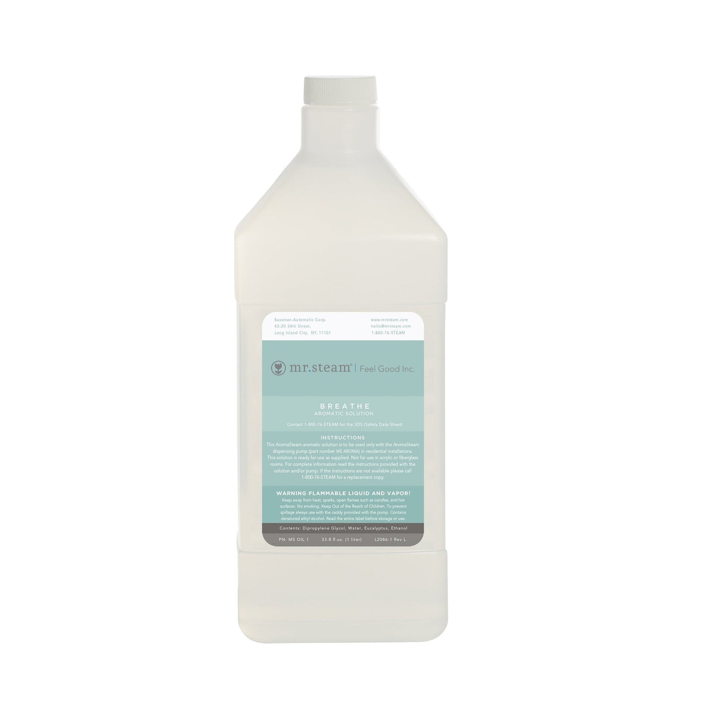 MrSteam AromaSteam Breathe Essential Oil 1 L