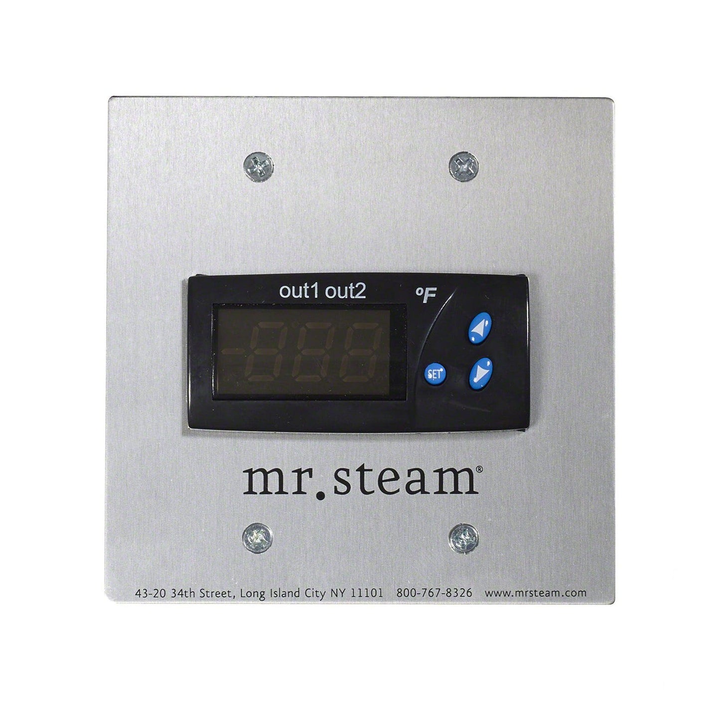 MrSteam Commercial CU1 Generator Package 18 kW 600 V with Digital 1 Control Package and Blowdown Tank & Steamhead