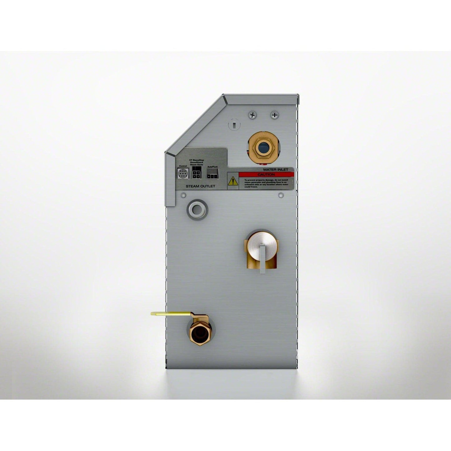 MrSteam eSeries 25" x 8" x 21" 24 kW Stainless Steel Steam Bath Generator at 240 V With Express Steam