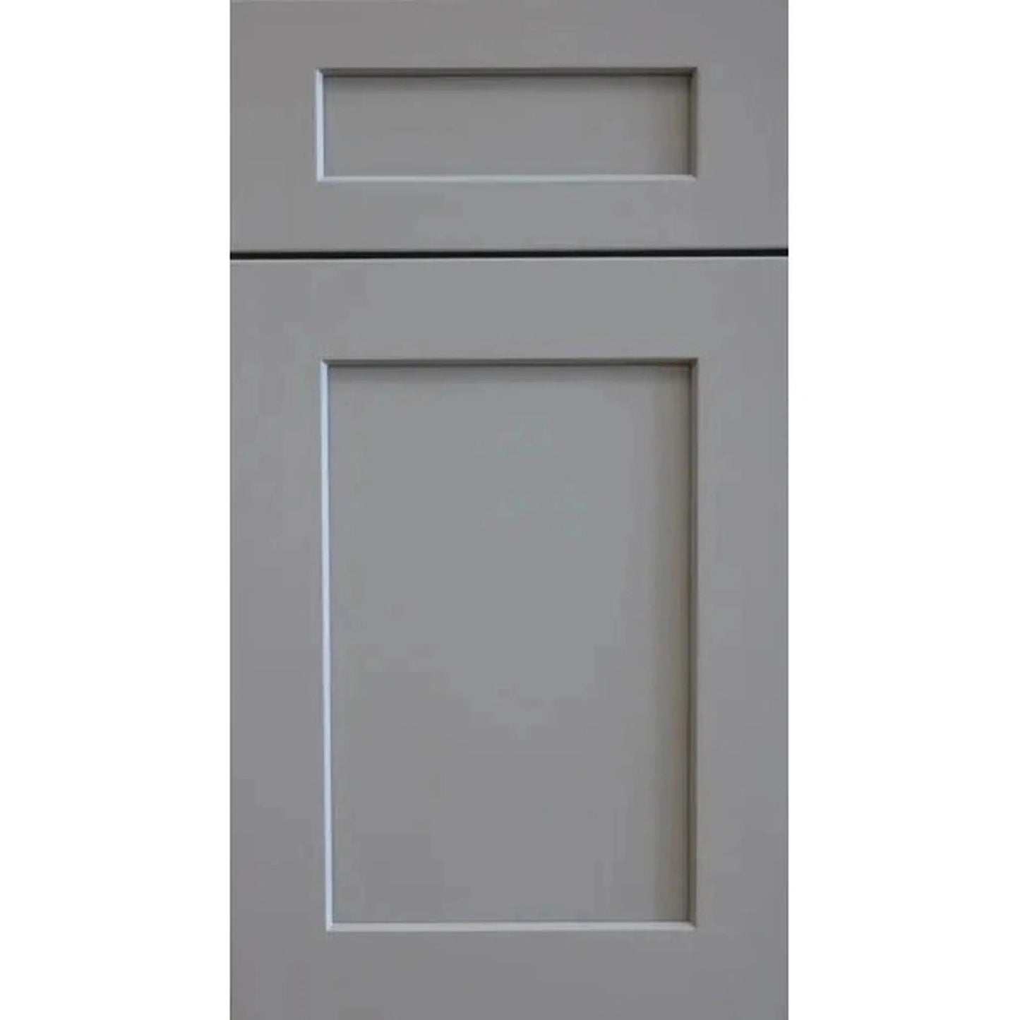 NKBC Vanity Sink Base Combo With Door on the Left 30" x 21" in Pearl Gray